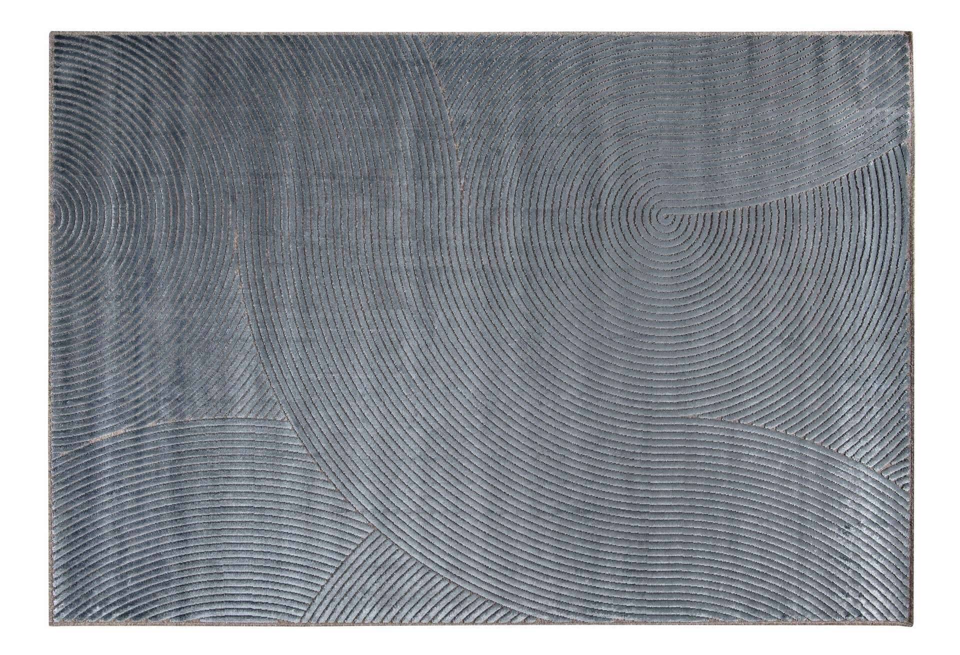 Moderner Teppich 160x230cm reine Viskose Flachgewebe  – Bild 4